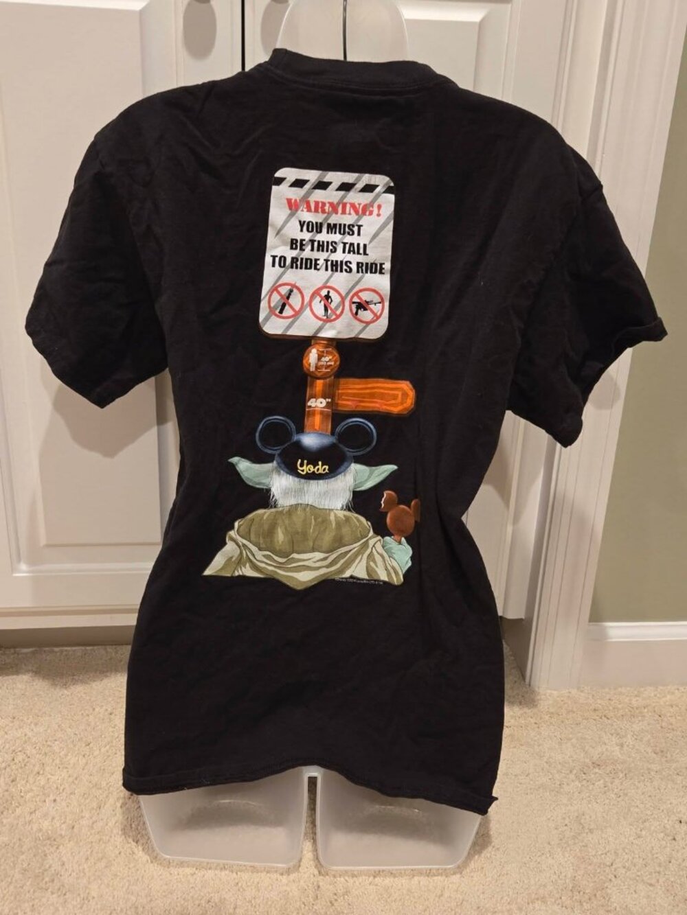 Disney Parks Star Wars Yoda Judge Me By My Size Do You Shirt Size Medium